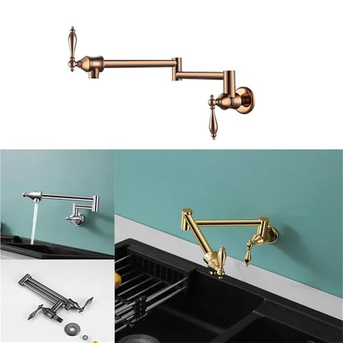 Robinet cuisine allongé EY-C0086 idéal pour laver les grands faitouts sous l'évier
