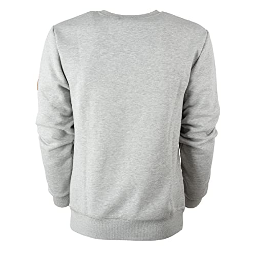 FORSBERG Bertson mit Logo Bär Herren Sparpreis einfarbig hohe Qualität hochwertig robust bequem guter Schnitt schwarz, Farbe:hellgrau, Größe:S