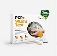 PEZZ ParaScreen PCR+ Wurmtest für Katzen zum Testen auf 11 häufige Wurmarten und Parasiten inkl. Giardien | Labor-Befund inkl. CT-Wert | mit gratis Labor-Versand (PCR+, 1 Stück)
