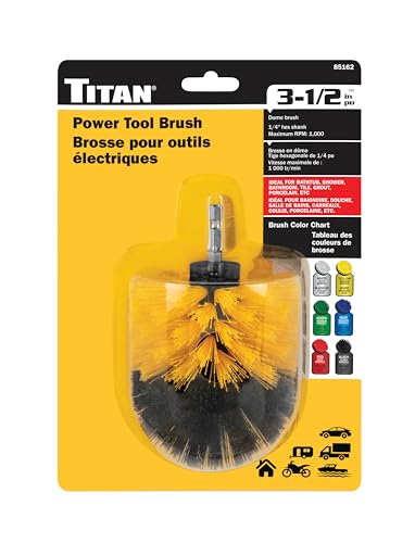 Image of Titan 85162 3-1 /2-Inch Drill Brush Attachment