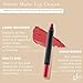Glo Skin Beauty Suede Matte Lip Crayon (Demure) - Longwearing Formula Stays On All Day, With Conditioning Shea Butter + Mango Seed Oil for a Velvety Smooth Finish