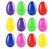 Produktbild KingToKing 24 leere befüllbare Eier | Kunststoff-Ostereier | 6 × 4 cm