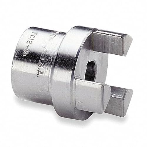 BOSTON GEAR FC20 7/8 3/16 INCH X 3/32 INCH Keyway Size, 3-JAW Insert, 7/8 BORE Diameter, Shaft Coupler Body, Steel