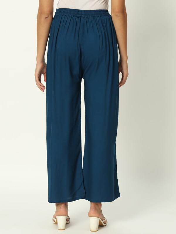 Image of Soft Colors Women Regular Fit Pocket Palazzo