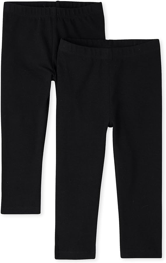 Girls Full Length Cotton Spandex Leggings Multipacks