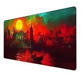 【TAPIS DE SOURIS】 : le tapis de souris ajoute de la couleur, du style et du confort à votre espace de travail. Le tapis de bureau doux et lisse protège votre bureau. Le tapis de souris est un cadeau spécial pour les collègues, les amis et la famille.