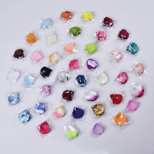 Pétalos de rosa artificiales para sorpresas románticas y aniversarios pack 300 3
