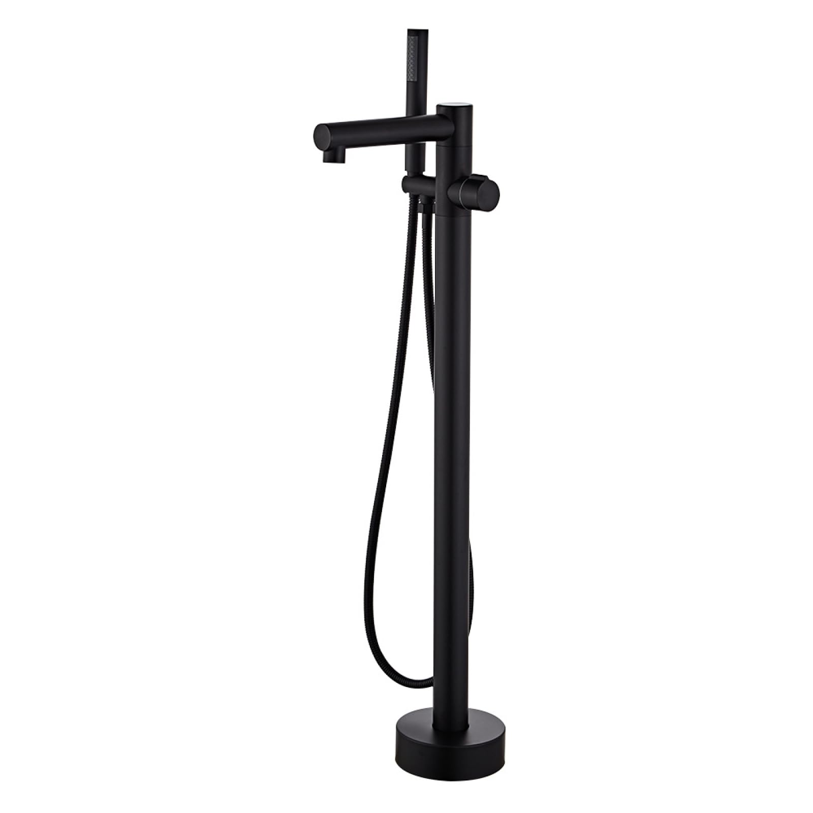 DFGHNBVC Freestanding Bath Shower Mixer Tap Black,Freestanding Brass Bath Tap Hot And Cold,Handheld Shower Mixer Tap,Free Standing Bath Shower Mixer Tap,Bathroom Mixer Tap Bathtub Tap