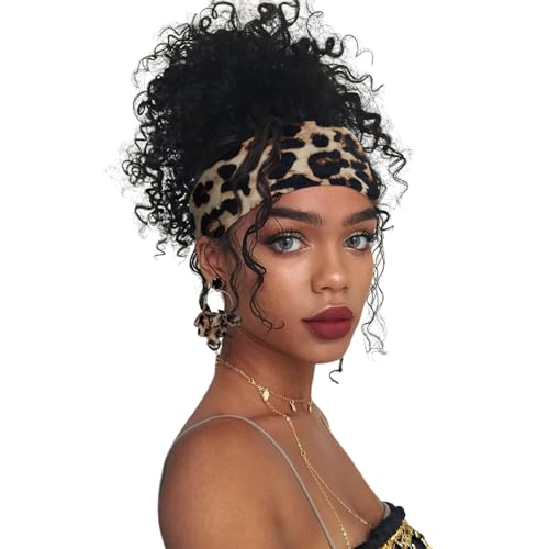 Turban africain pré-noué contre la casse des cheveux - Écharpe facile