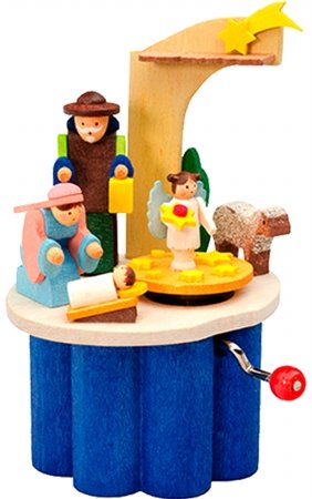 pner Music Box - Nativity Crank