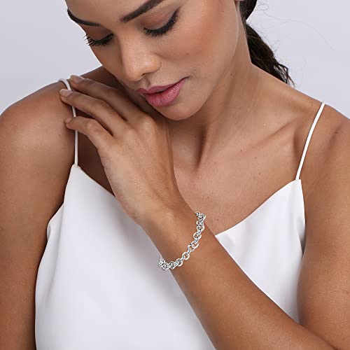 Charmsy 925 Sterling Silver Sliding Bolo Bracelet for Women | Women's Italian Handmade Adjustable Bolo Bead Ball Slider Bracelet2