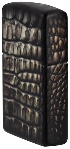 Encendedor Zippo Alligator Skin multicolor clásico miniatura 3