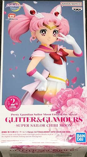 Banpresto, Figura de Acción Super Sailor Chibi Moon Pretty Guardian Sailor Moon Eternal The Movie, Glitter&Glamours (Ver.A) 17 cm, Multicolor BP88291
