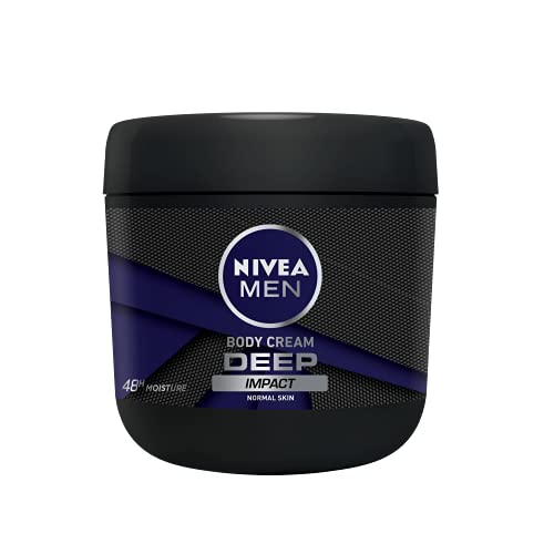 Beiersdorf Nivea Men Body Cream Deep Impact Normal Skin 13.5oz 48h Moisture