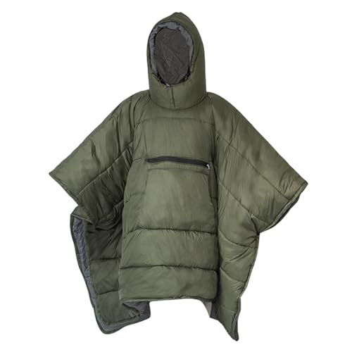 Poncho en coton thermique pour stopper le froid en camping et randonnée nocturne