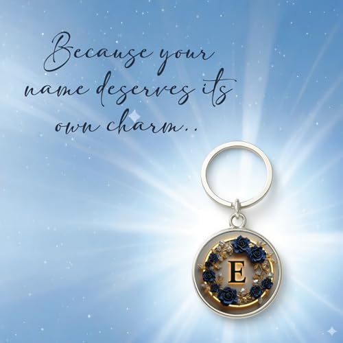 Image of magical gifts MG | Premium Alphabet & Initial Metal Keychain for Bags & Keys | Double-Sided | Personalized Initial Charm Keyring | Heavy-Duty Metal | Perfect for Gifting & Daily Use