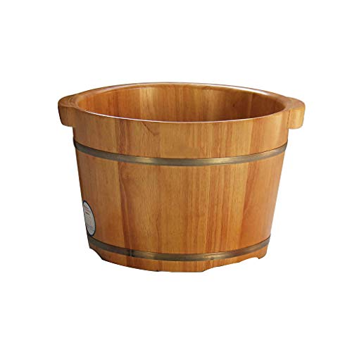 Balde de Madera para Baño de Pies Spa Masaje Barril de Roble