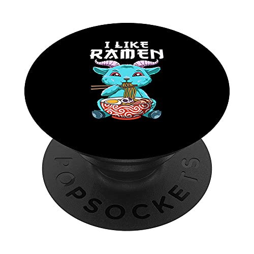 Kawaii Ramen Baphomet Otaku PopSockets PopGrip Intercambiable