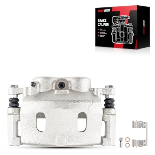 Image of Torchbeam Front Brake Caliper for Chevrolet 2008-2018 Silverado 1500, GMC 2008-2018 Sierra 1500, Chevrolet 2008-2020 Tahoe, GMC 2008-2020 Yukon, Front Left or Front Right Caliper Replace # 18B4919A