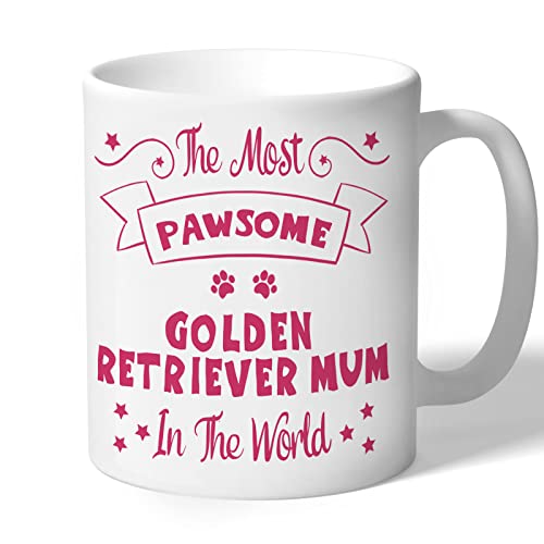 Dog lovers collection golden retriever mum mug