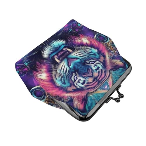 magic tiger head (4) Buckle Coin Purses Vintage Pouch Kiss-Lock Change Purse Wallets3