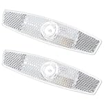 Aeaocvo 2 Pack Bike Wheel Reflectors Bicycle Spoke Reflector, Bike Front and Rear Safety Warning Reflector for Night Cycling Mountain Bikes Road Bikes