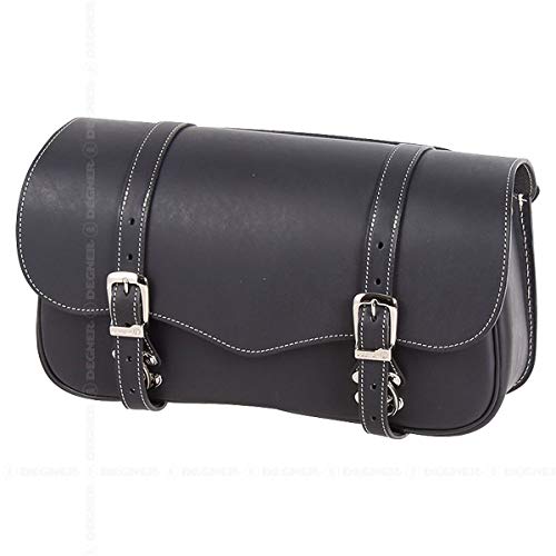 Amazon | DEGNER(デグナー) サドルバッグ レザー 4mm厚 22X42X14cm