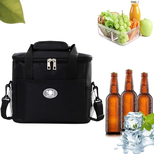 Kapazität 16L Kühltaschen, Tragbare Cooler Bag Thermotasche, Kühltasche Faltbar, verdickt und wasserdicht für Camping, P...