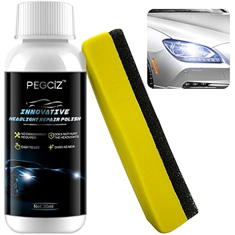 Car Headlight Repair Fluid 30ML Headlight Restorer Cleaner Scratch Remover, Headlight Polish Cleaner Liquid For Cars Bikes Motorcycles Cover