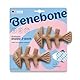 Benebone Welpen 2er-Pack Fishbone-Kauspielzeug, weicher für sanfte Kauer, echter Jack-Lachs