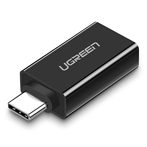 UGREEN Adaptador USB C a USB 3.0 OTG 5Gbps para Macbook Pro 2017 2016, Macbook, Chromebook Pixel, Samsung Galaxy S8/S8+/Note 8, Nexus 5X/6P, Huawei P9/P10, Xiaomi Mi6/Mi5s, HTC10, Samsung Tab S, etc.
