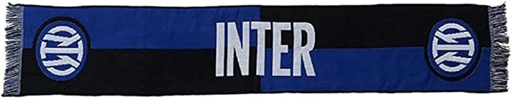 Official Inter. Scarf Model 2021. Official F.C. International Licensed Product. Colour: Black and Blue. 100% Acrylic
