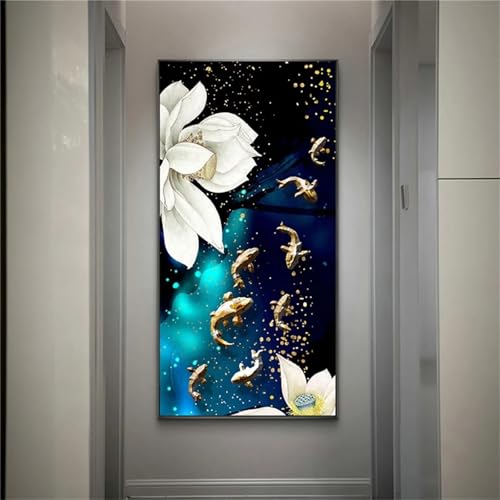 Diamond Painting Paysage Hiver, Loisirs Créatifs Adultes Kit Mosaïque 5D DIY 60x180