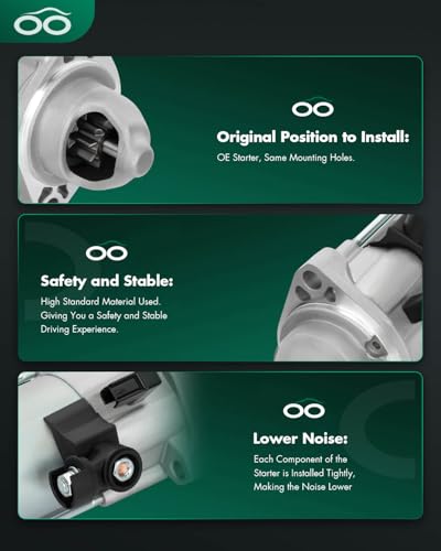 Image of SCITOO Motor Starter for 10914 Starters Fit for Honda for Accord 2013-2016, for Honda for CR-V 2015-2016