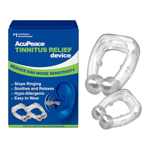 KOAHDE Tinnitus Relief for Ringing Ear Device,Tinnitus Relief Earrings,2PC,Tinnitus Relief Device Magnetic Clip,Tinnitus Relief for Ringing Ears,Relieve Tinnitus