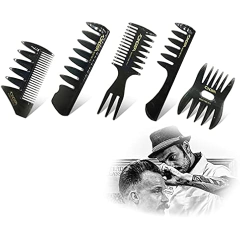 Juego de 5 Peines de Peluquería Profesional Eowppue Cover