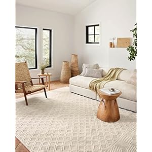Loloi II Neda Collection NED-04 Ivory/Natural, Transitional 5′-0″ x 7′-6″ Area Rug