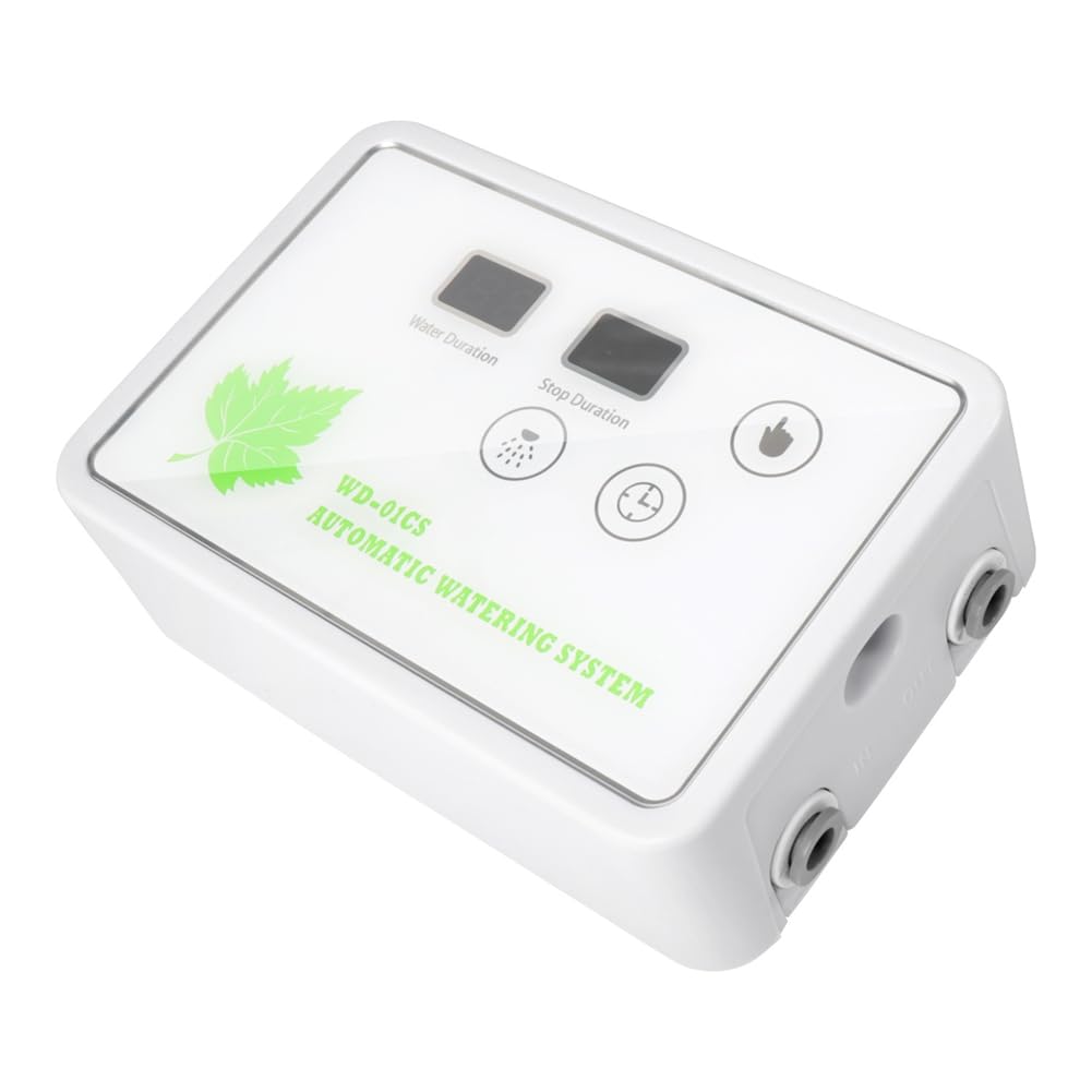Littimoon Timeable Plant Waterer Automatic Watering System Pump Adjustable Drip- Plant Waterer Timer