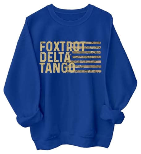 Foxtrot Delta Tango Men Women Long Sleeve Sweatshirt Hoodies Shirt
