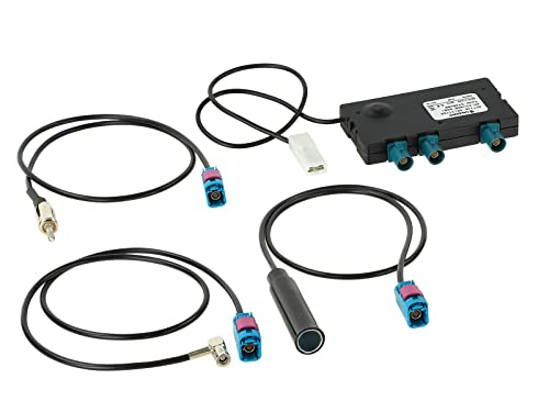 Adaptateur antenne Splitter AM FM DAB+ Fakra male universel ADNAuto ampli voiture