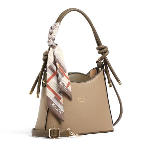 Image of EXOTIC Elara Knot Hobo Shoulder Bag for Women | Textured PU Leather | Detachable Sling Strap | Stylish Everyday Purse