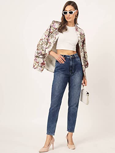 Image of BEATNIK Denim Balloon Fit Blue Womens Jeans