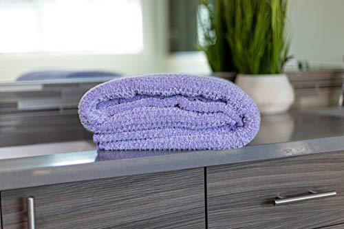 Everplush Diamond Jacquard Quick Dry Bath Towel, (Pack Of 1) (30 X 56 In), Lavender #TOP1