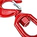 NORJIN 3T Swivel Hook, Grade 80 Crane Swivel Hook with Latch Forged Alloy Steel Swivel Eye Hook for Industry, Ship, Building, 6600lbs Working Load Limit