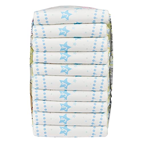 Image of Littleforbig Printed Adult Brief Diapers 10 Pieces - Astro Babies(X-Large 48 inch-56 inch)