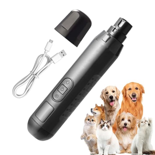 Ponceuse à ongles électrique pour chien et chat rechargeable USB avec 5 vitesses
