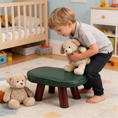 Tabouret garçons et filles en bois robuste imperméable rectangulaire - 7