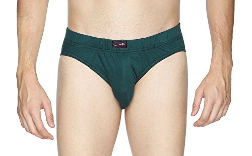 Image of Semantic Men's Solid Cotton Brief Underwear - Pack of 3