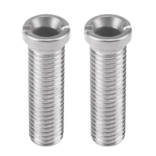 Fregadero Cesta Tornillo,Acero Inoxidable Cocina Lavabo Tornillo,Fregadero Cesta Filtro Tornillo,Tornillo Hueco Para Válvula De Fregadero,Conector De Roscado Lavabo Tornillo,35mm,2 Pieza,Kiuiom