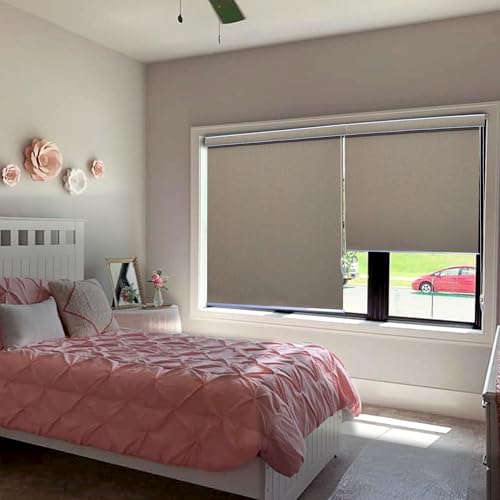 HIPPO Blackout Premium Texture Roller Blind for Windows UV P...